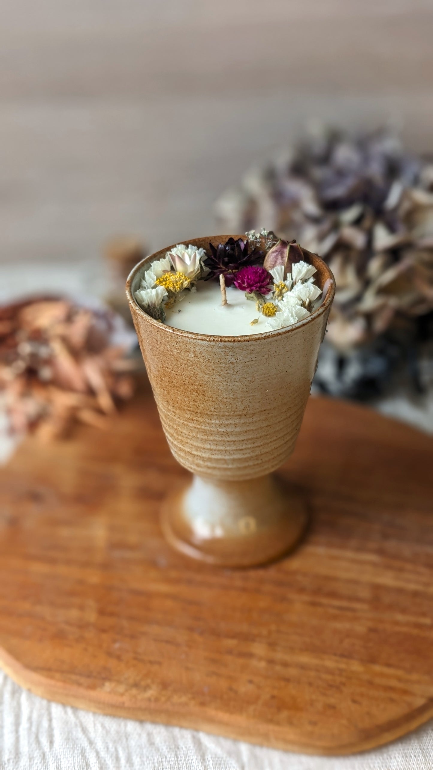 Bougie Iris - Pomme Cannelle - Moyen format