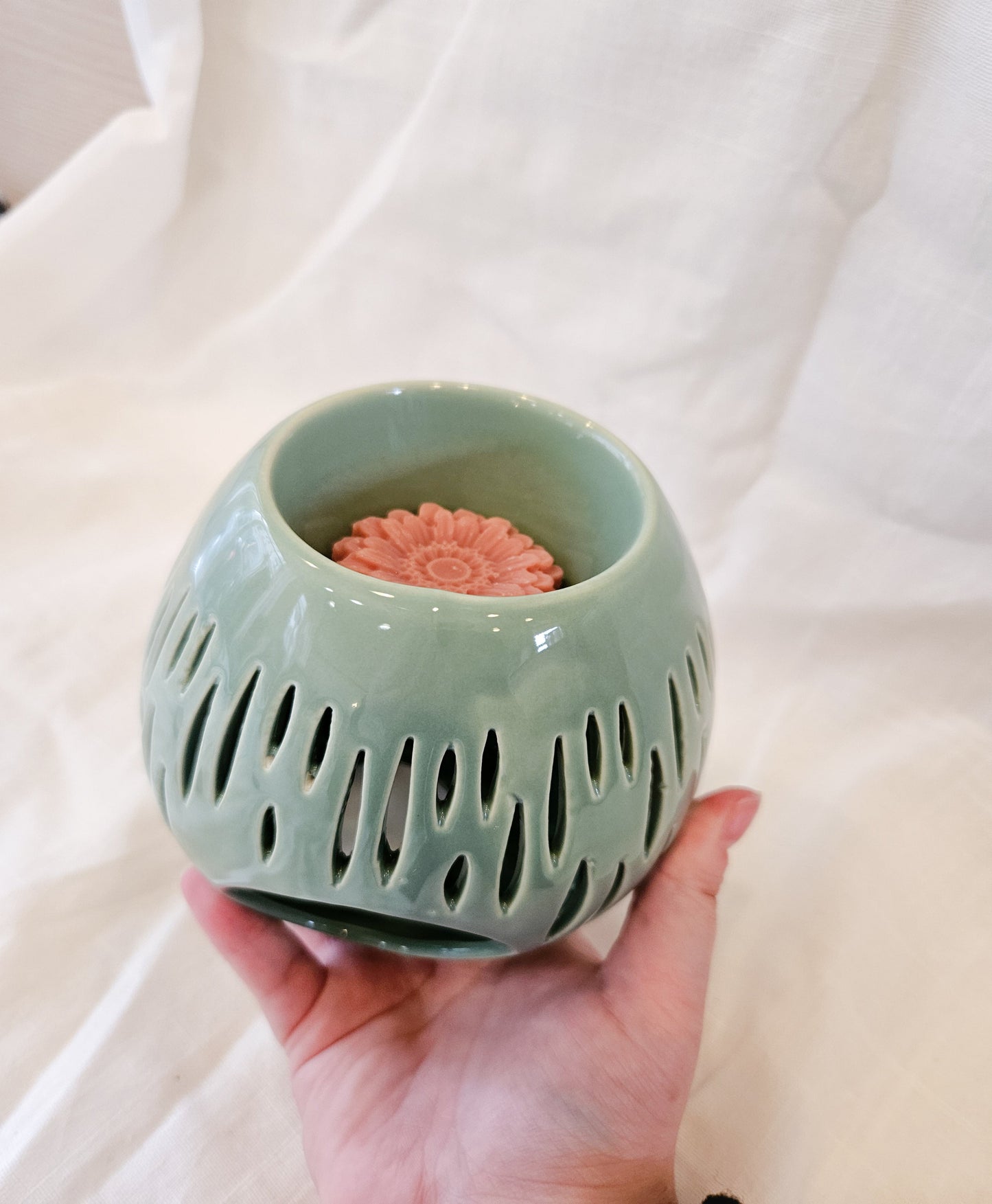 Brûle parfum en céramique pour fondants parfumés 🏺✨