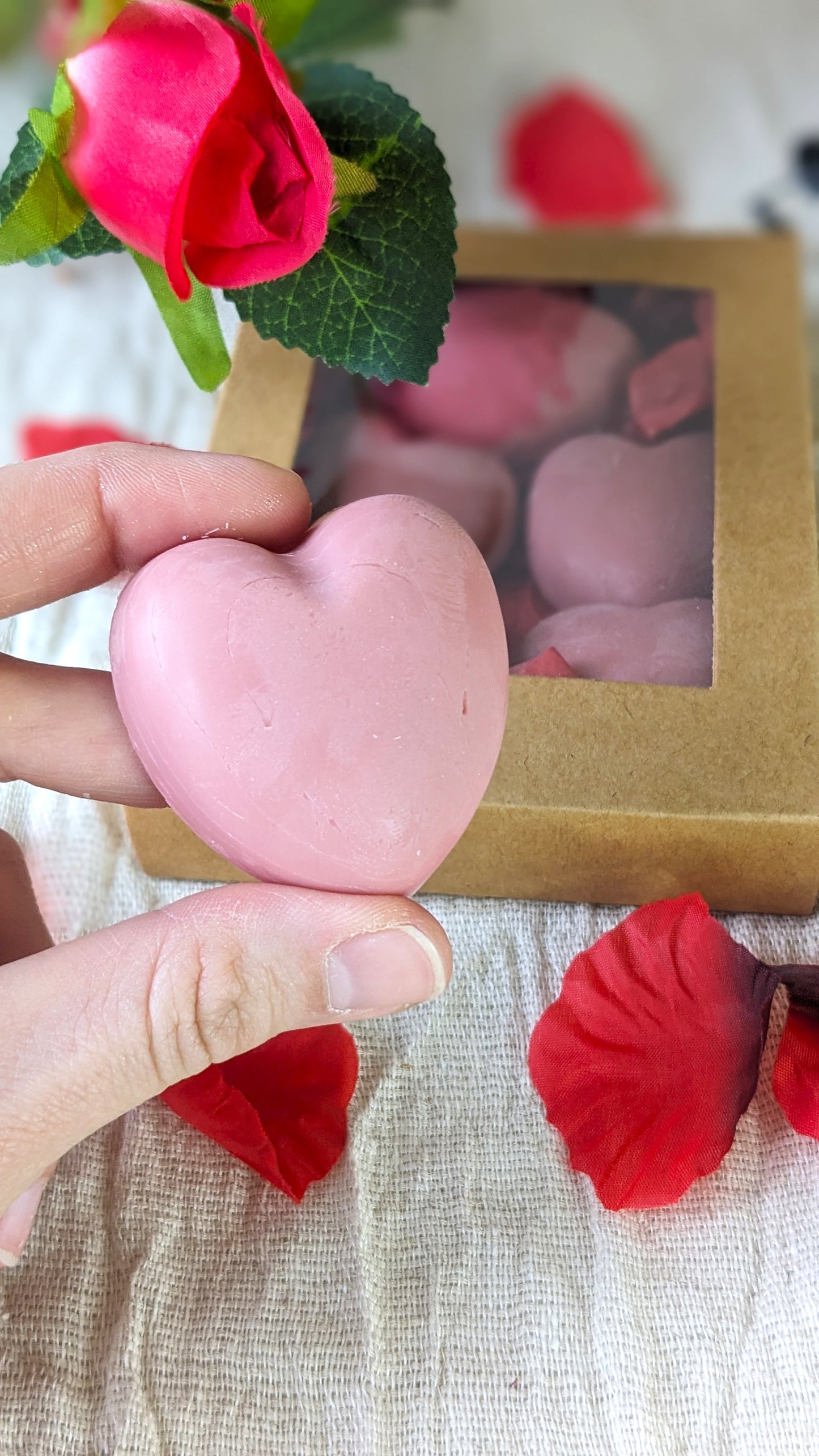 Fondants coeurs parfumés pour brûle parfum