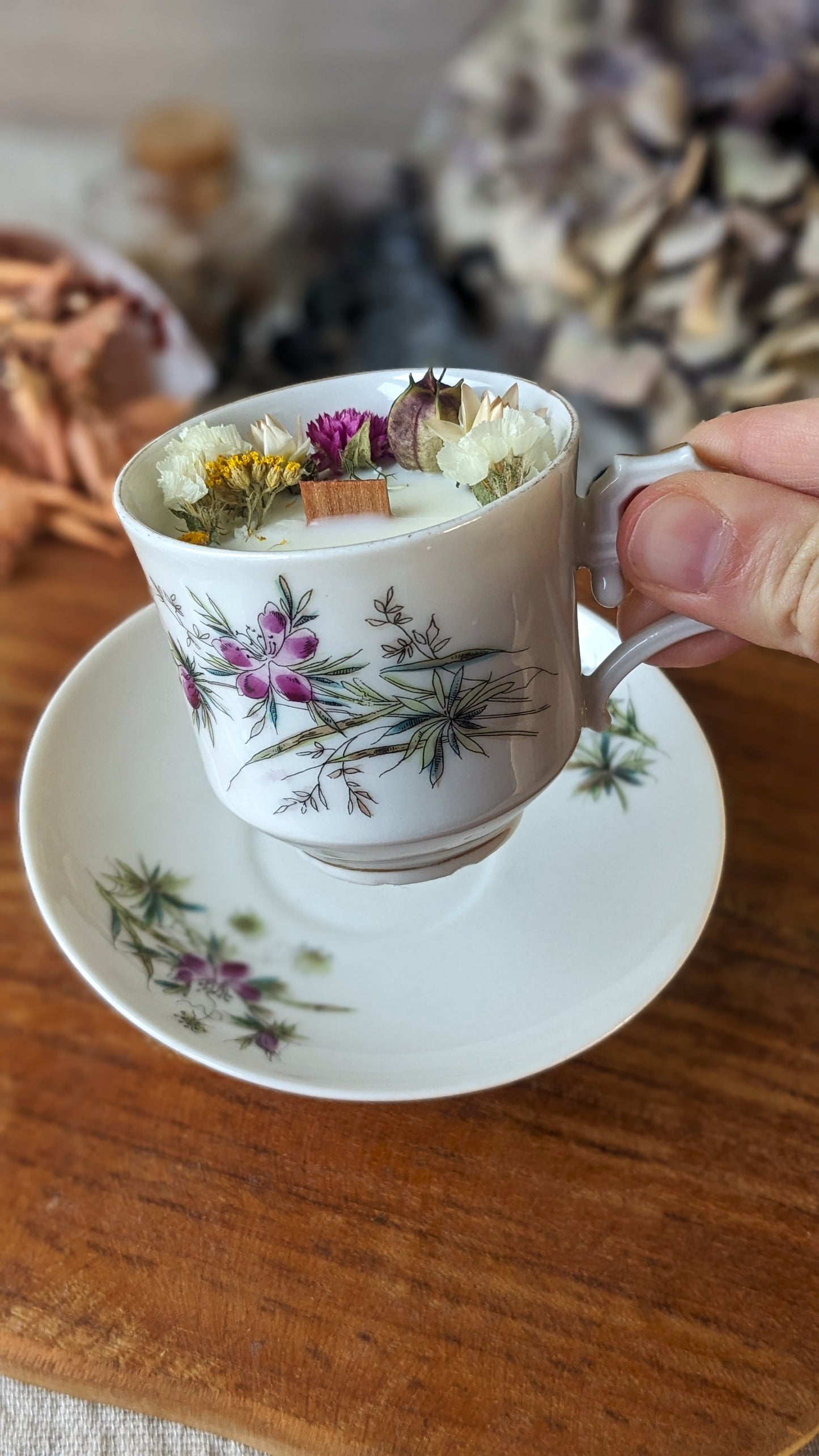 Bougie Patricia - Fleur de cerisier - Petit format
