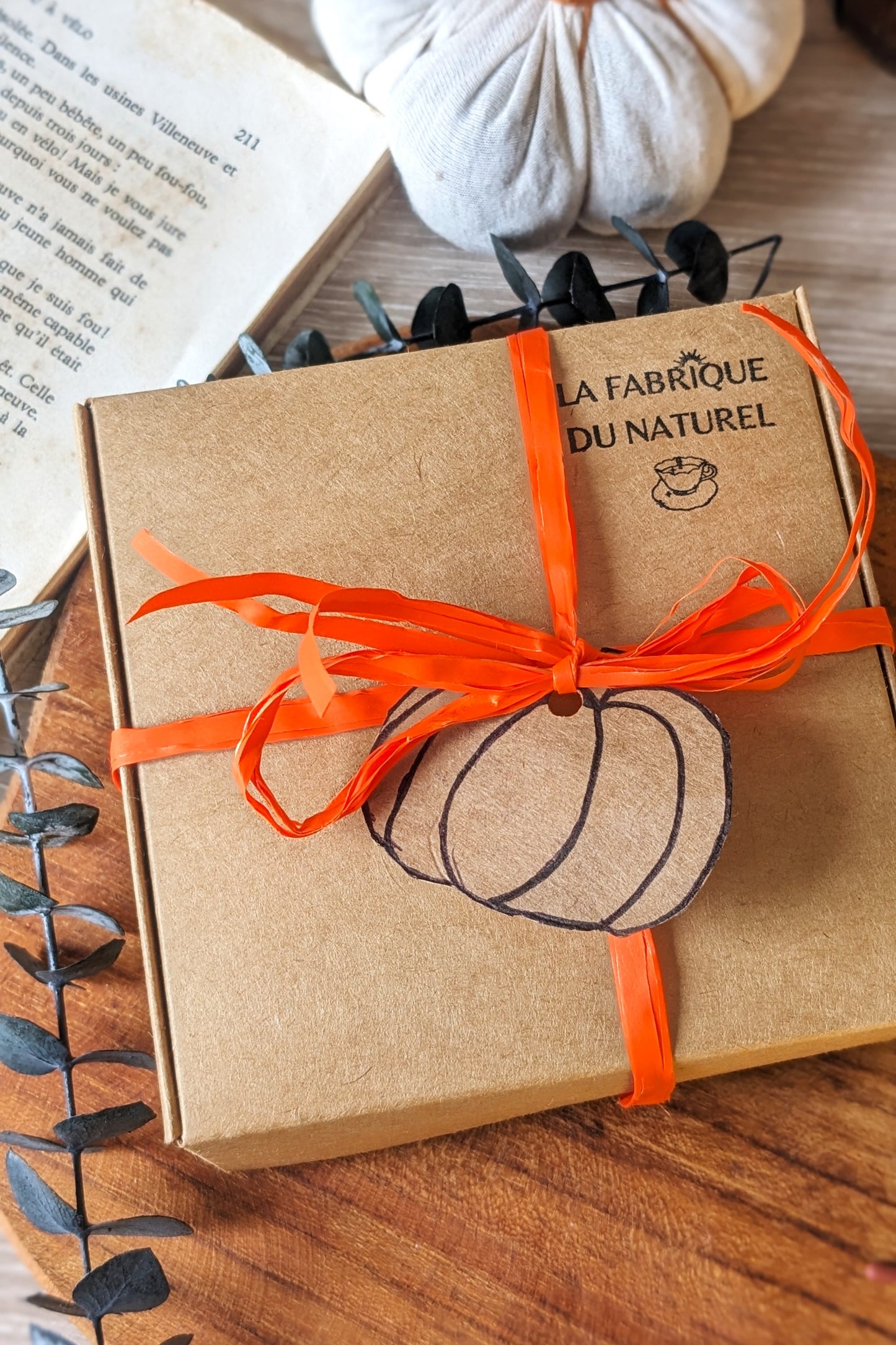 Box de mini bougies citrouilles