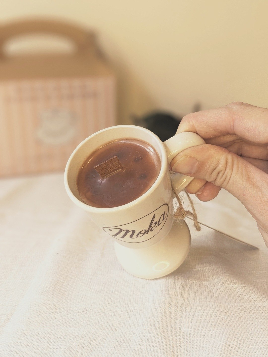 Bougie Virginie - café ☕ - petit format