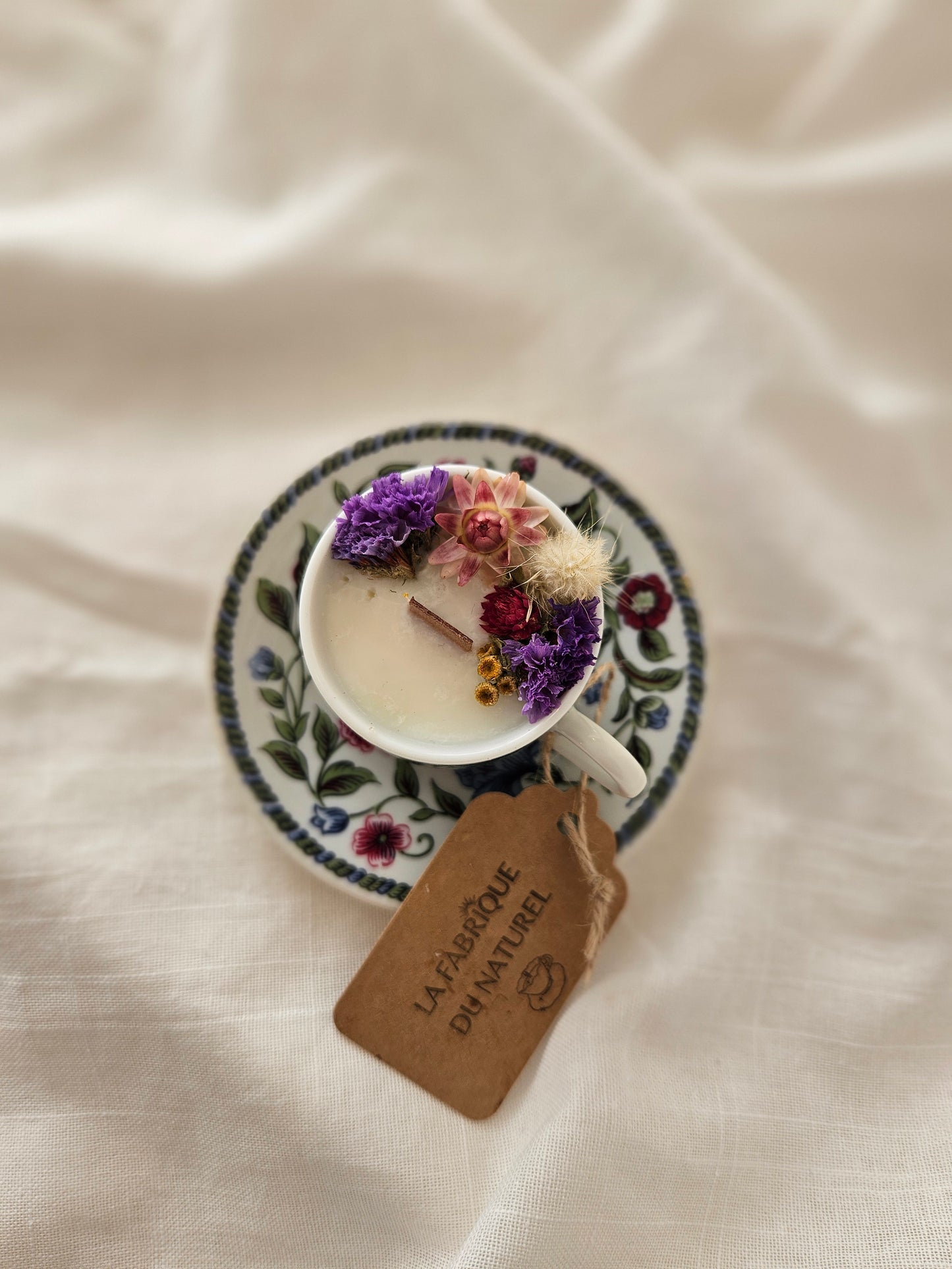 Bougie Lucie - Rose - Très petit format