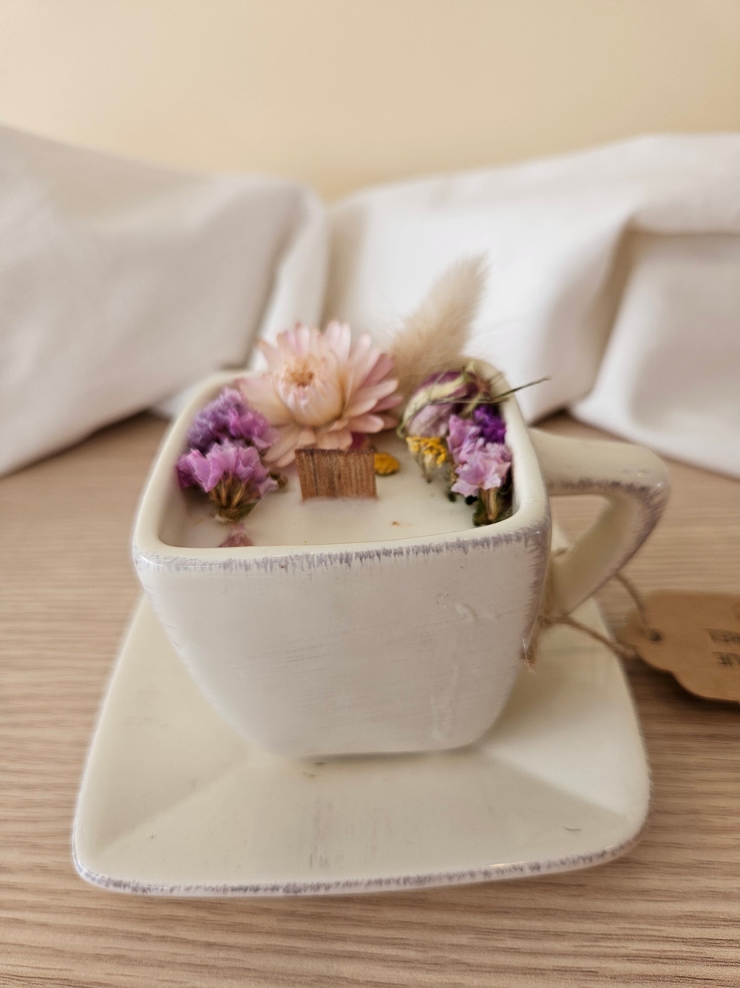 Bougie Victoria - Rose - Moyen format