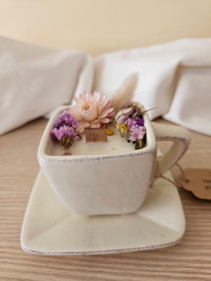 Bougie Victoria - Rose - Moyen format