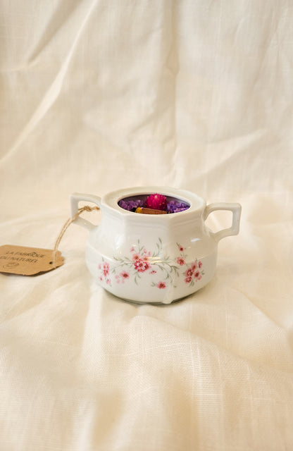 Bougie Clara - Fleur de lin - Gros format