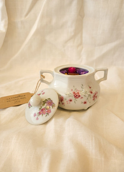 Bougie Clara - Fleur de lin - Gros format