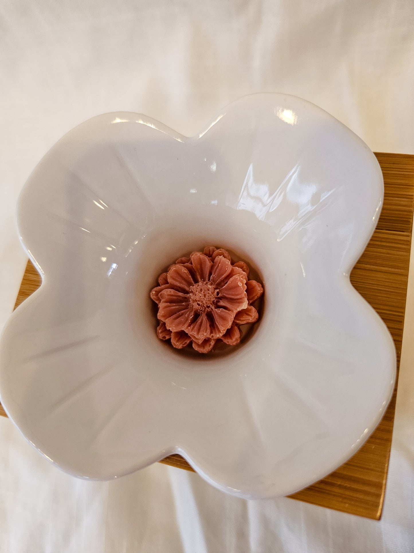 Brûle parfum fleur pour fondants parfumés ✨🪵