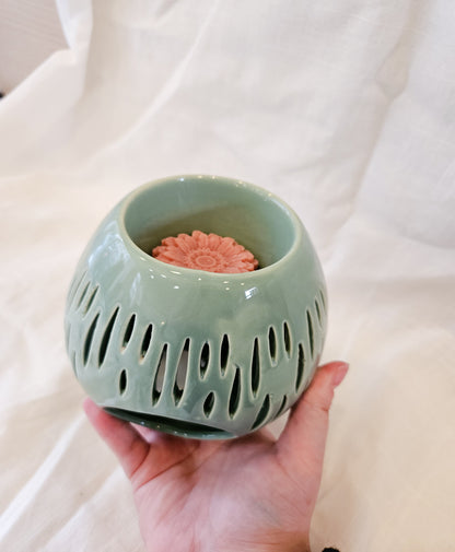 Brûle parfum en céramique pour fondants parfumés 🏺✨