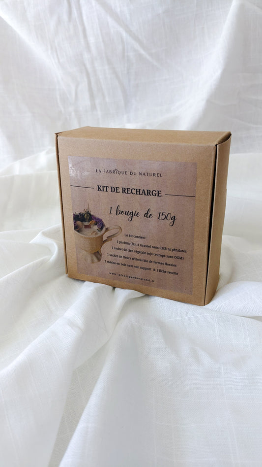 Boîte de recharge pour bougie – 150g