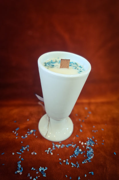 Bougie Lilias - Apatite bleue - Monoï - Grand Format