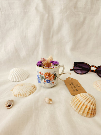 Bougie Annouck - Fleur de lin - Petit format