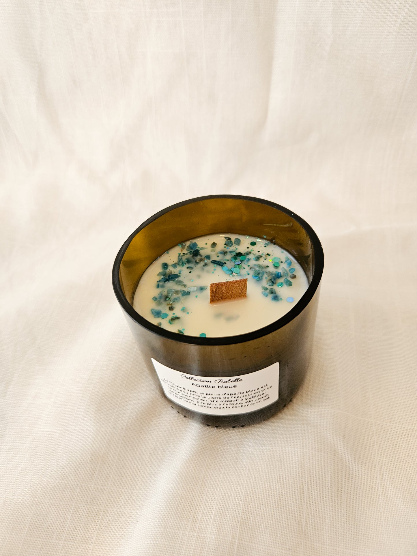 Bougie Frida - Apatite bleue