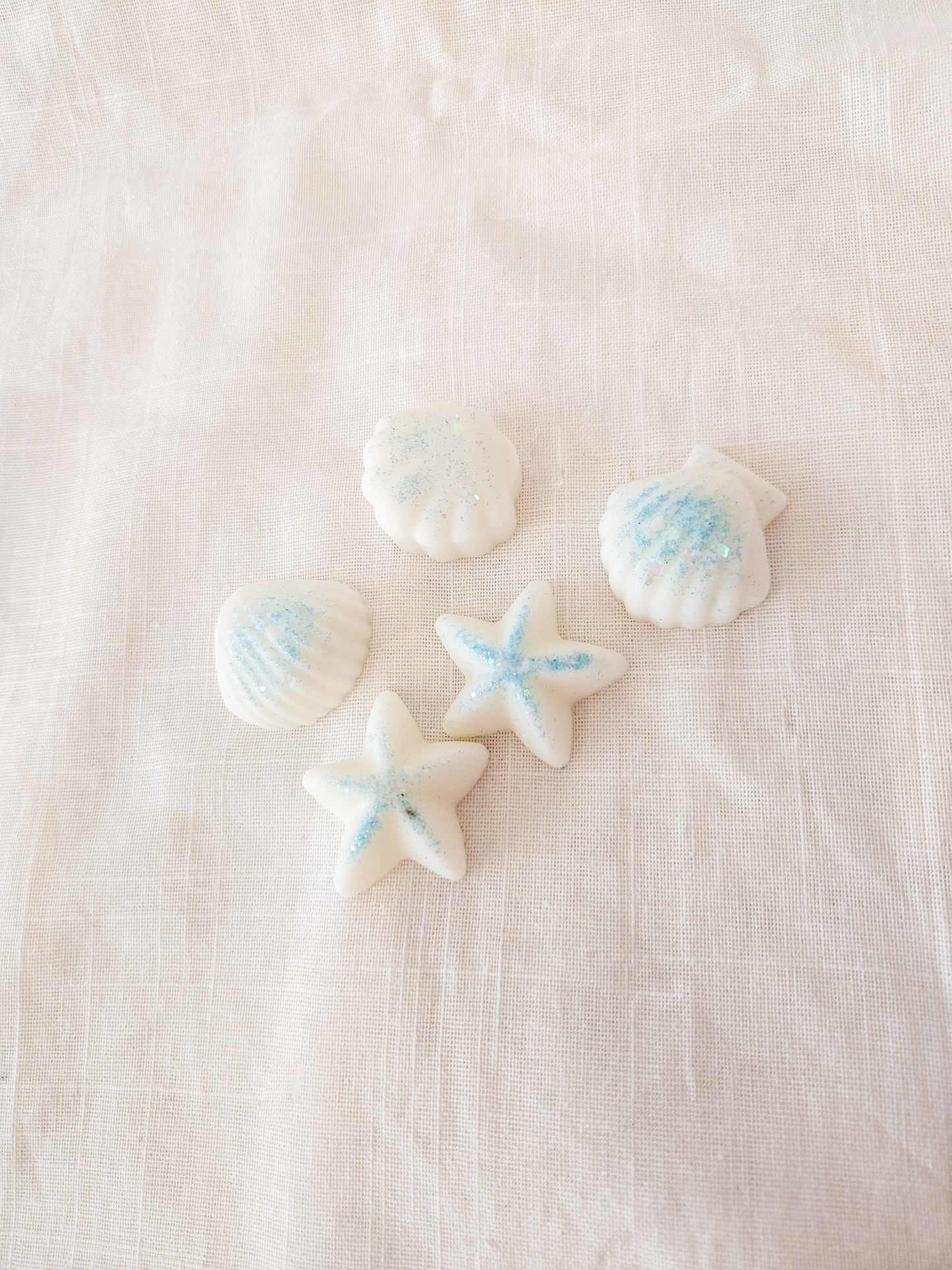 Fondants coquillages pailletés ✨