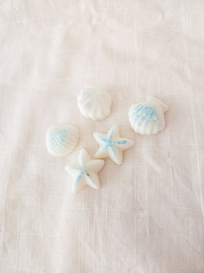 Fondants coquillages pailletés ✨