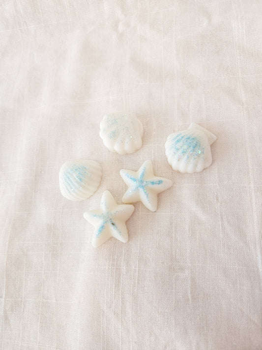 Fondants coquillages pailletés ✨