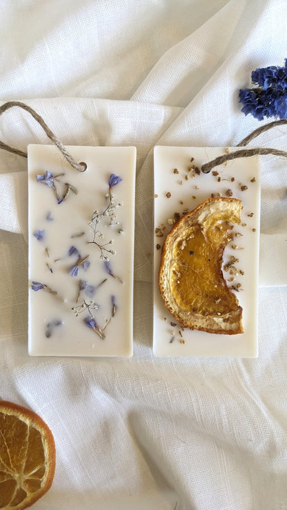 Duo de suspensions parfumées fleuries