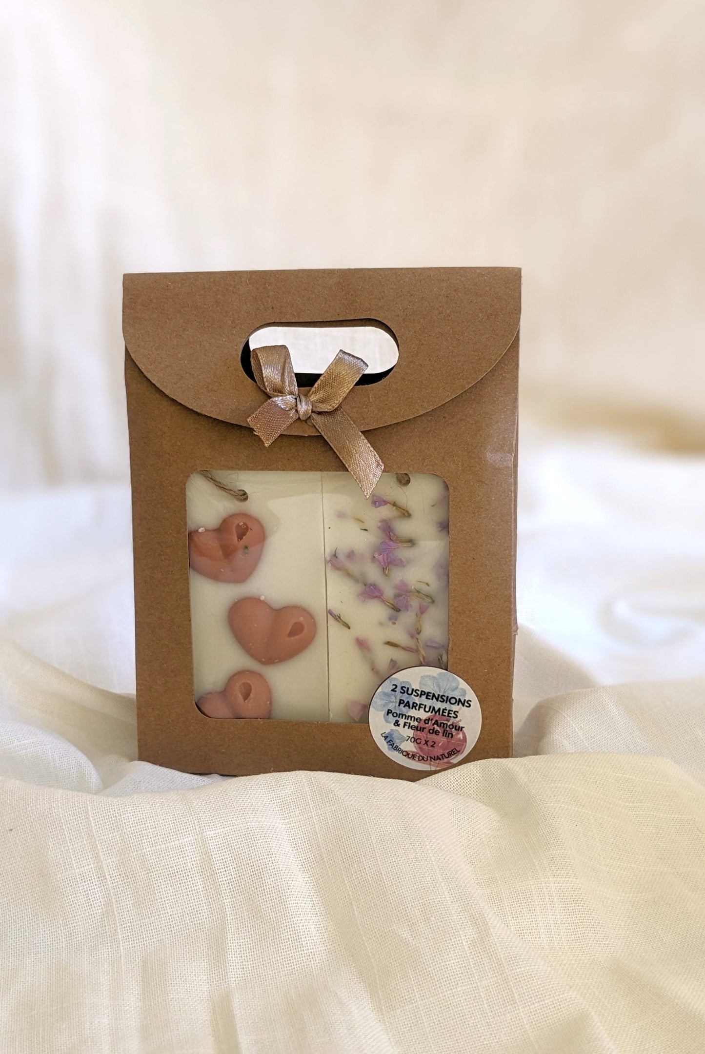 Duo de suspensions parfumées fleuries