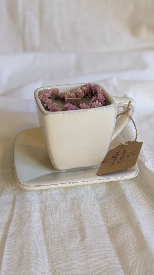 Bougie Victoria - Rose - Moyen format