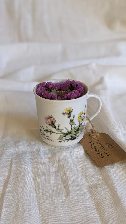 Bougie Nolwenn - Rose - Petit format