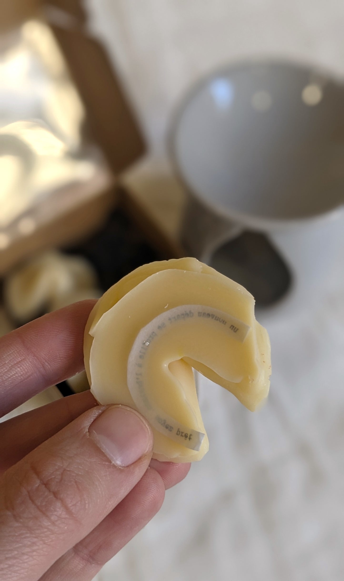 Fondants - Fortune cookies avec messages cachés