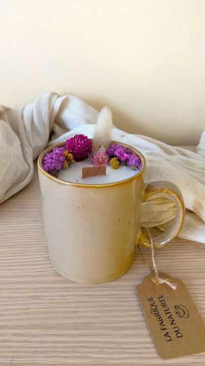 Bougie Amélie - Hibiscus - Gros format