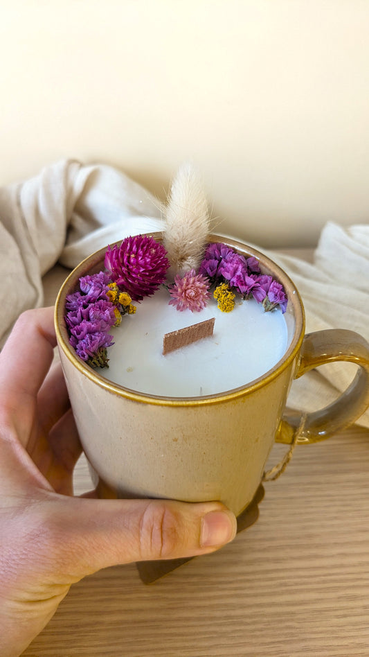 Bougie Amélie - Hibiscus - Gros format