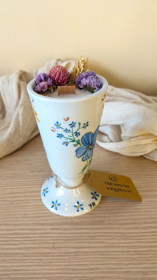 Bougie Marine - Fleur de lin - Moyen format