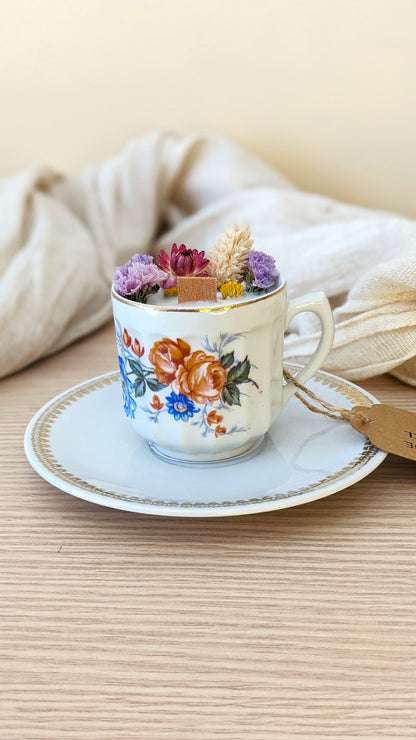 Bougie Annouck - Fleur de lin - Petit format