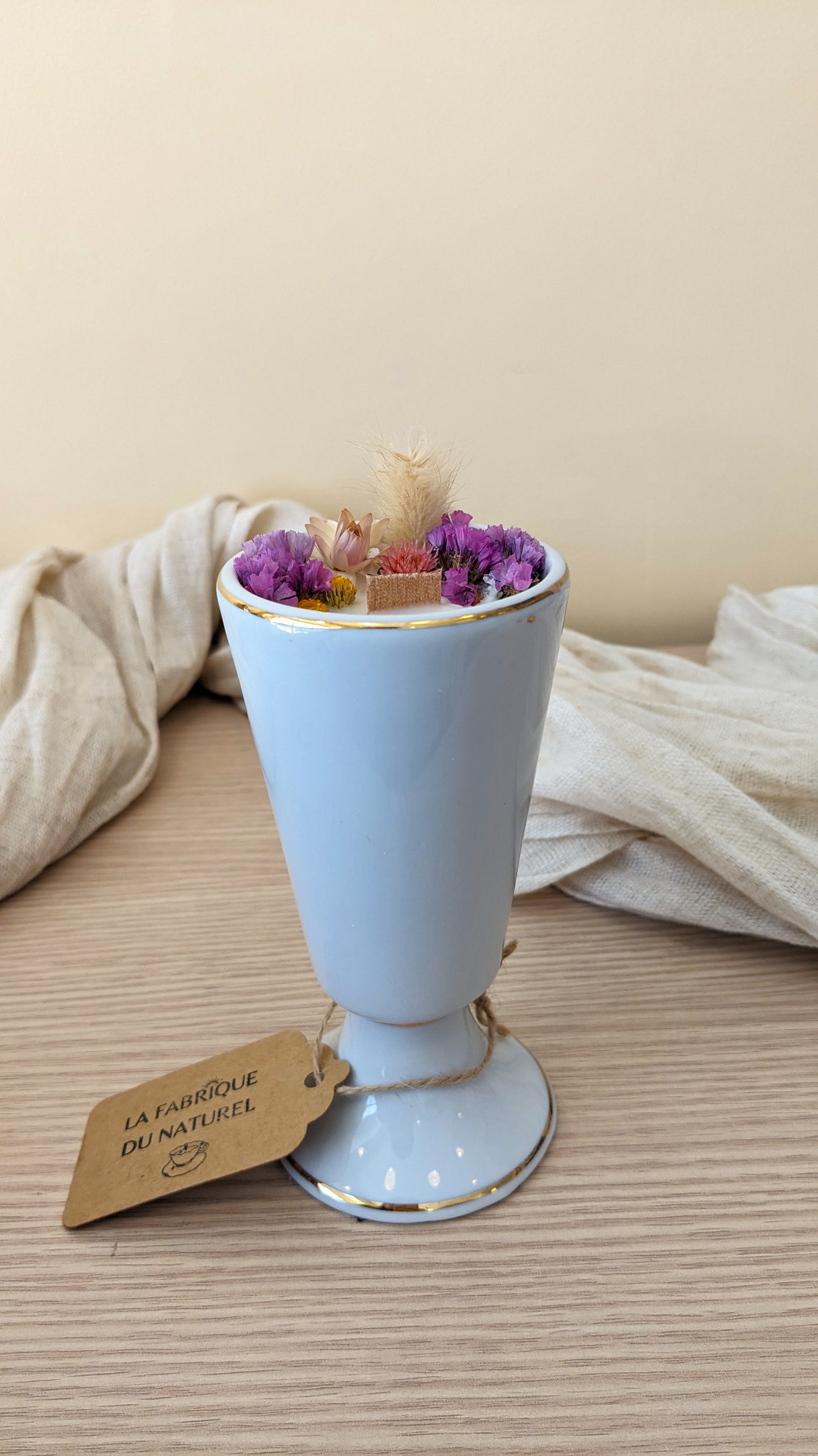 Bougie Sylvie - Muguet - Moyen format