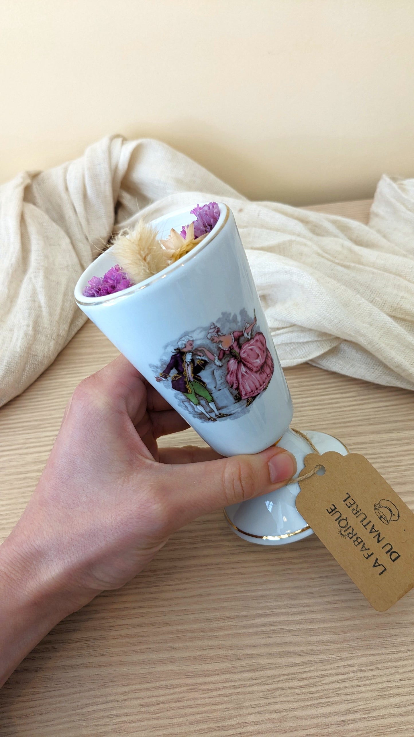 Bougie Sylvie - Muguet - Moyen format