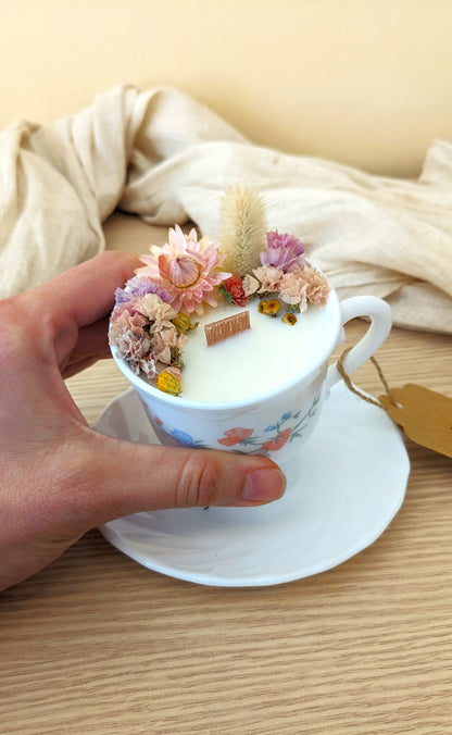 Bougie Valérie - Hibiscus - Moyen format