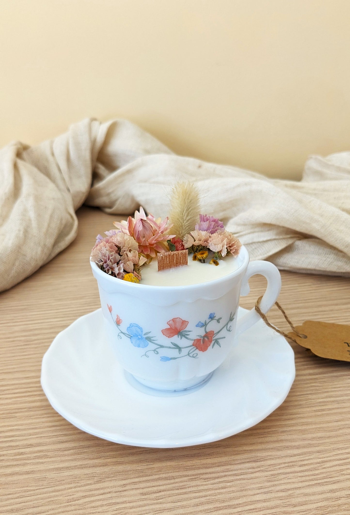 Bougie Valérie - Hibiscus - Moyen format