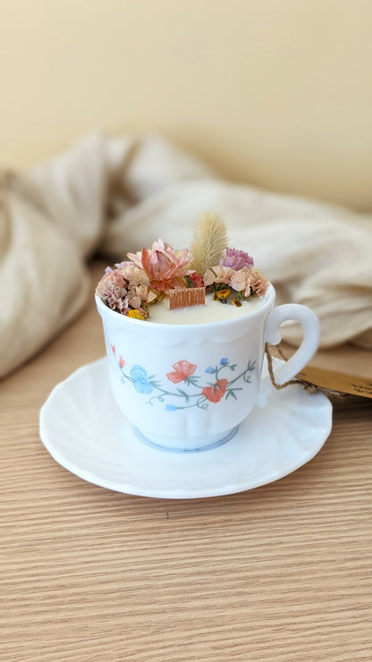 Bougie Valérie - Hibiscus - Moyen format