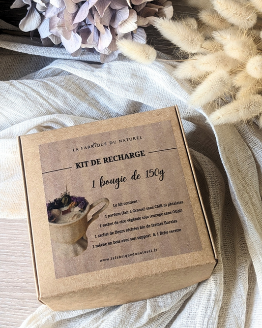 Boîte de recharge pour bougie – 150g