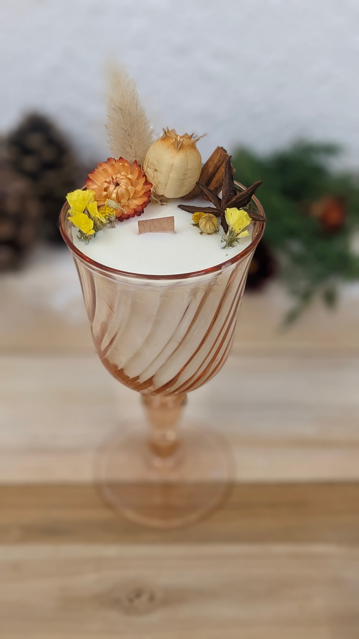 Bougie Clémentine - Vanille épicée - Moyen format