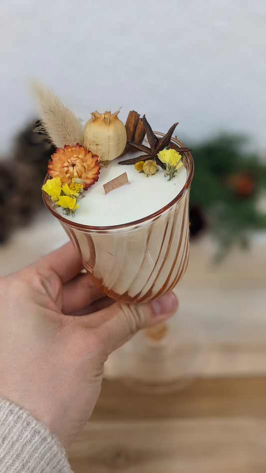 Bougie Clémentine - Vanille épicée - Moyen format