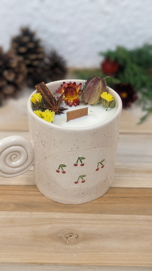 Bougie Véronique - Fleur de cerisier - Gros format