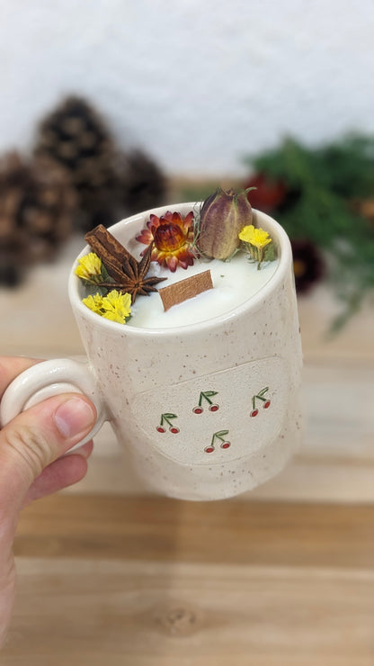 Bougie Véronique - Fleur de cerisier - Gros format