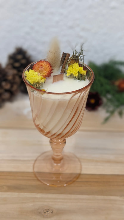 Bougie Flore - Chai Latte - Moyen format