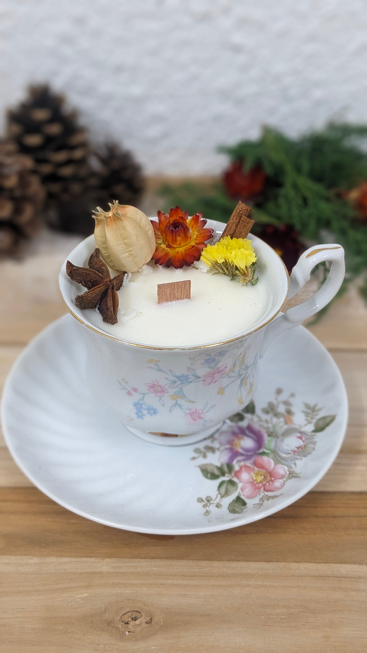 Bougie Lisa - Fleur de cerisier - Moyen format