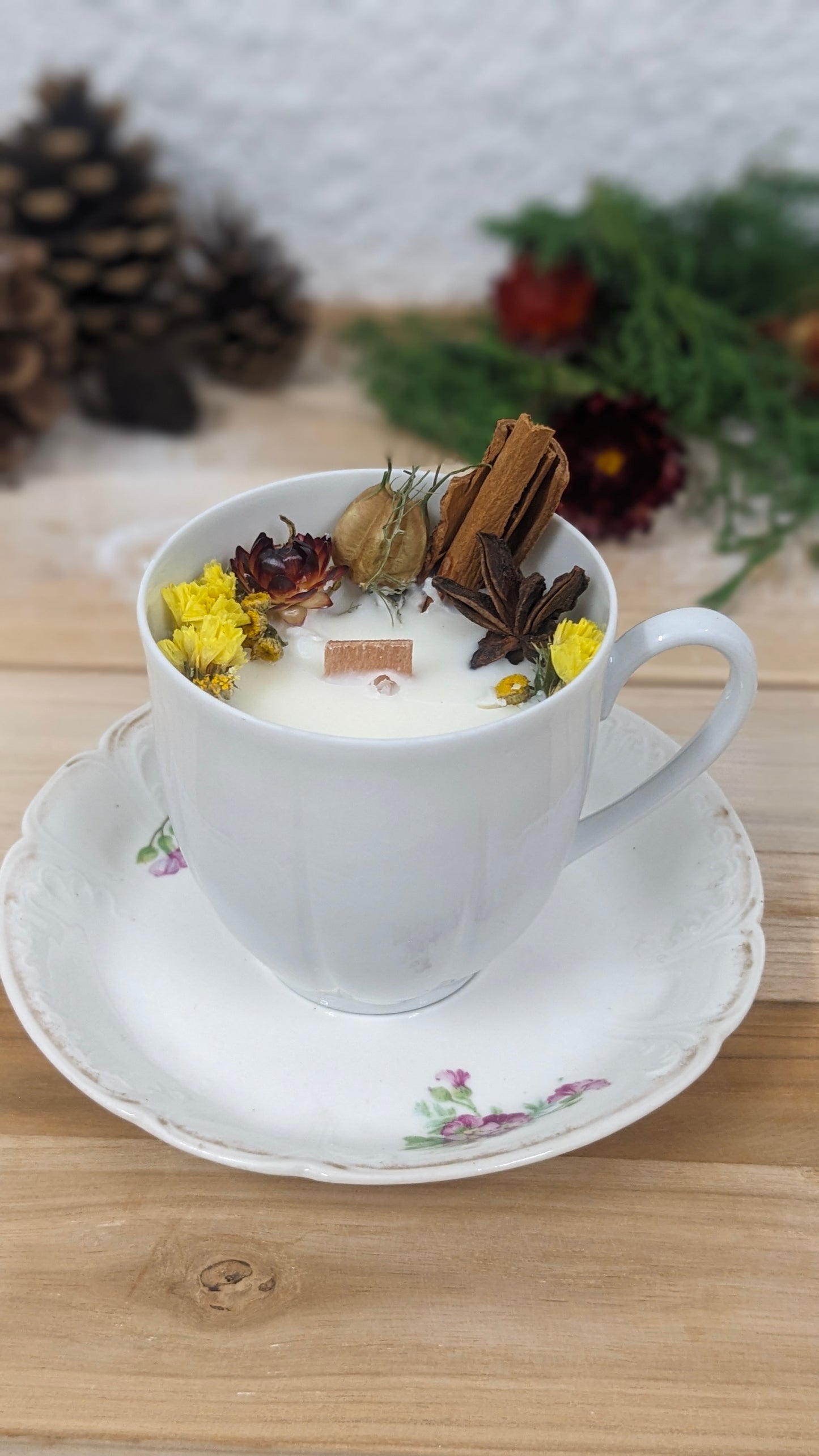 Bougie Bénédicte - Cardamome - Moyen format