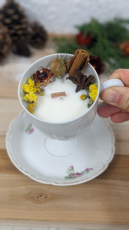 Bougie Bénédicte - Cardamome - Moyen format