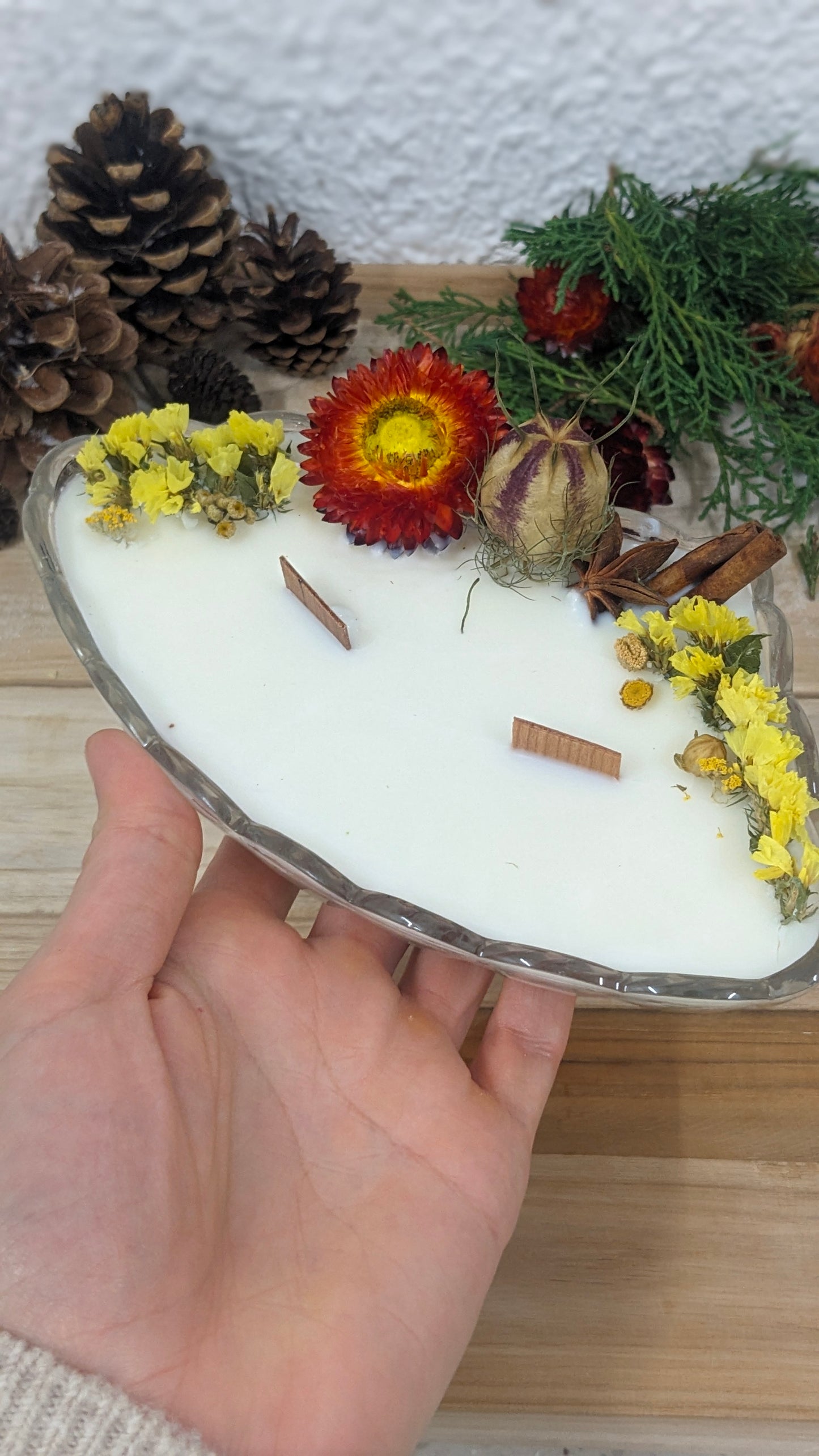 Bougie Anabelle - Caramel beurre salé - Moyen format