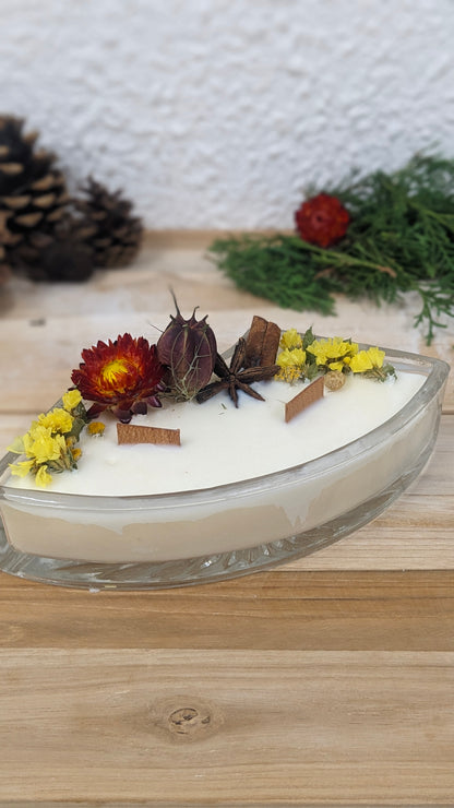 Bougie Emilie - Caramel beurre salé - Moyen format