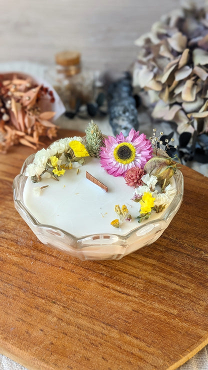 Bougie Emilie - Caramel beurre salé - Moyen format