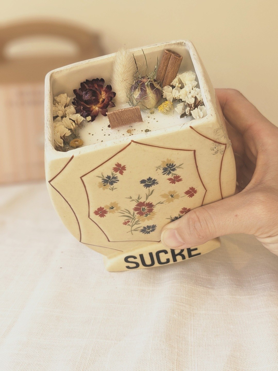 Bougie Sabrina - Speculoos - Grand Format
