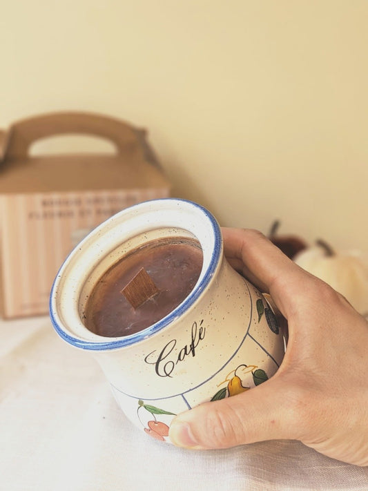 Bougie Amandine - café ☕- grand format