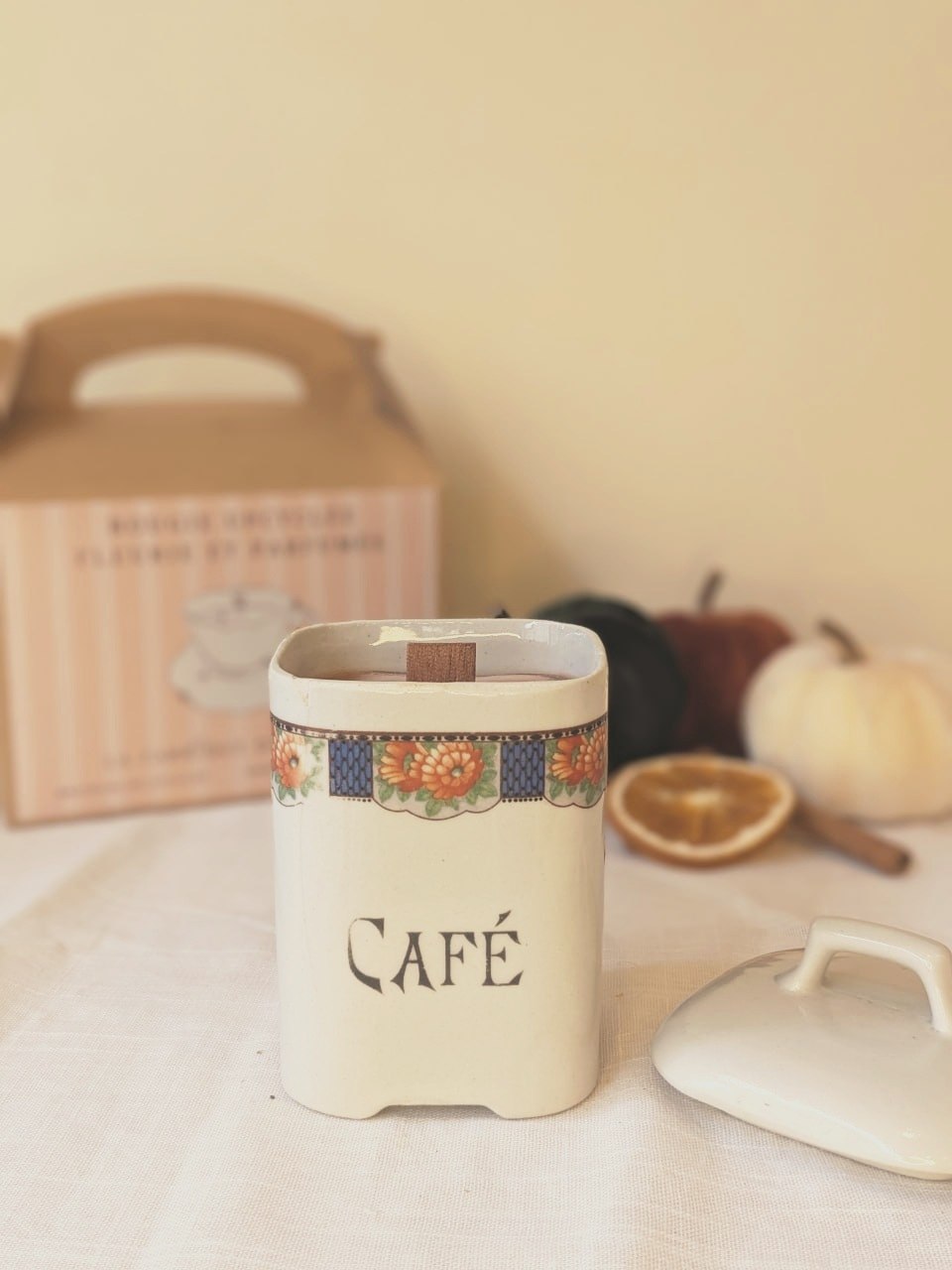 Bougie Catherine - café ☕- grand format