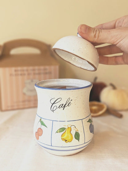Bougie Amandine - café ☕- grand format
